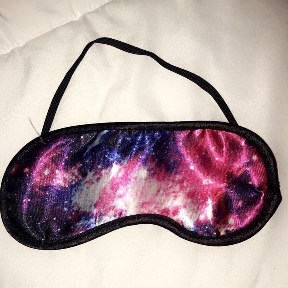 Silk galaxy sleep mask